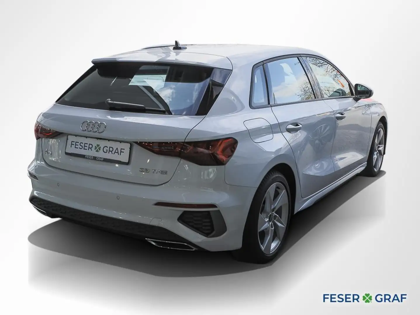 Audi A3 35 TFSI 2x S line AHK LED RüKa Sitzh. Weiß - 2