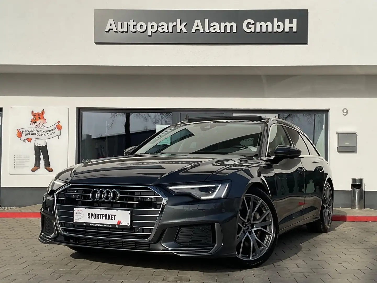 Audi A6 Av 55 TFSI quatt.S Line Sport Matrix Pano ACC Grau - 1