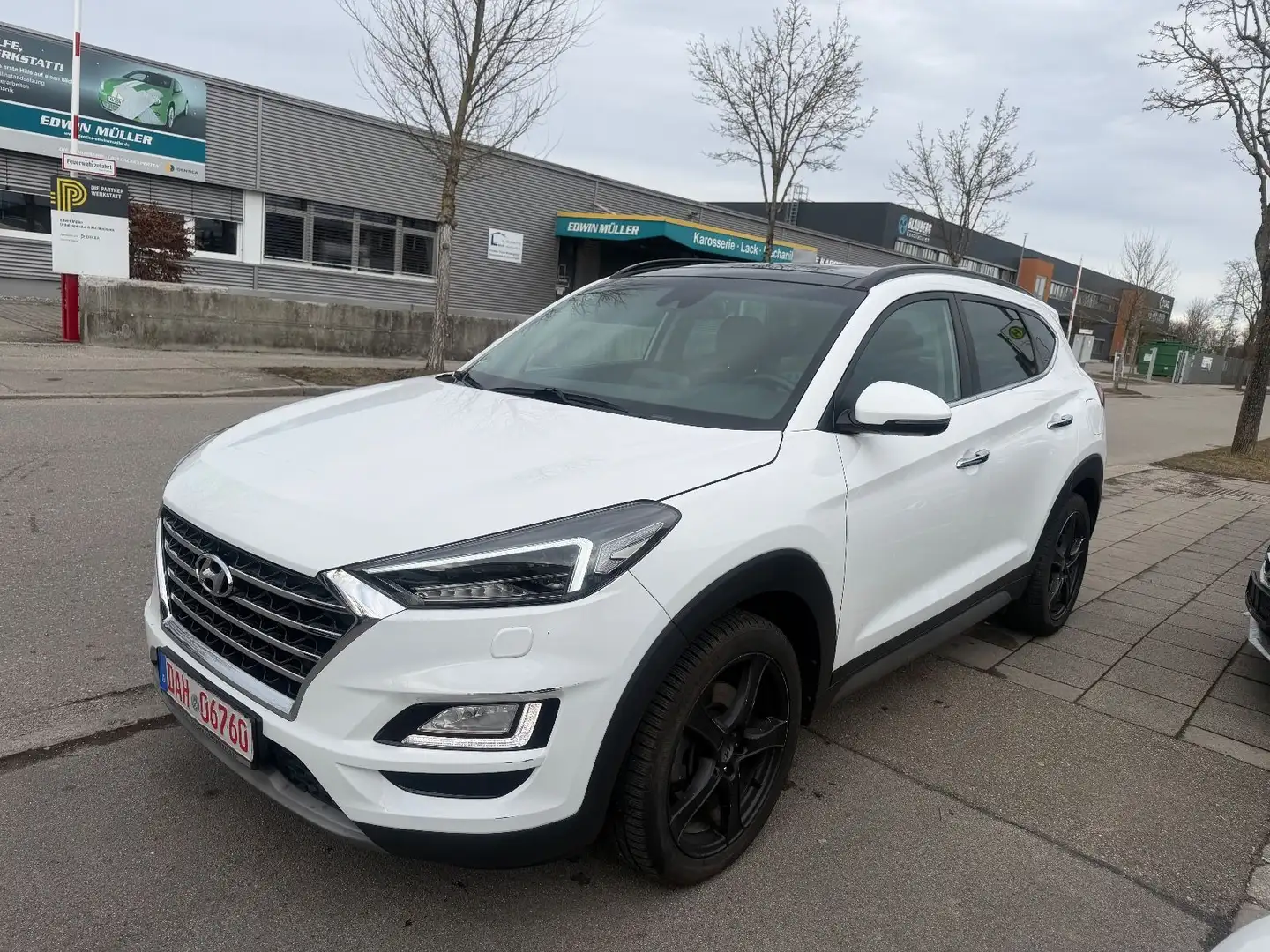 Hyundai TUCSON 1.6 T-GDI Premium 4WD Blanc - 2