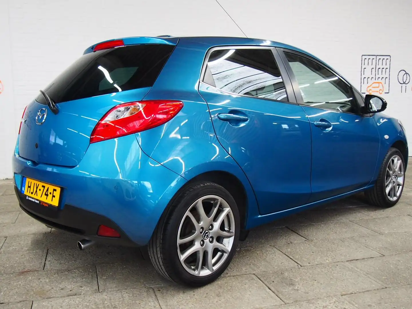 Mazda 2 1.3 TS Plus Trekhaak (APK:Nieuw) Incl.Garantie Kék - 2
