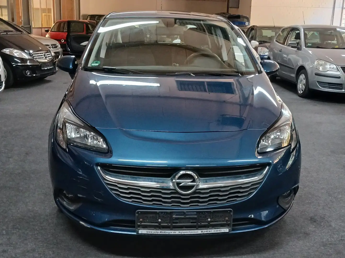 Opel Corsa E 1.4 AUTOMATIK SERVICE TÜV AU NEU Blau - 1