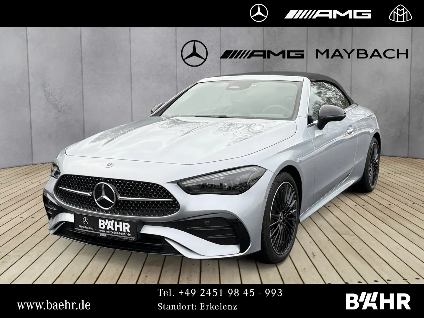 Mercedes-Benz CLE 220 CLE 220 d Cabrio AMG+Night/Burmester3D/AHK/360° Argent - 1