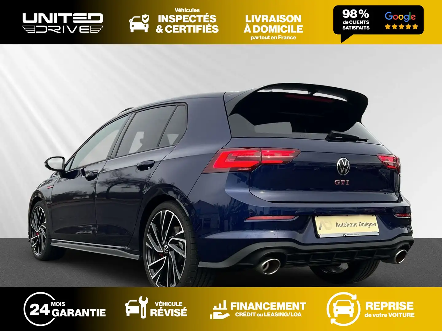 Volkswagen Golf GTI Clubsport 2.0 TSI DSG 300cv Bleu - 2