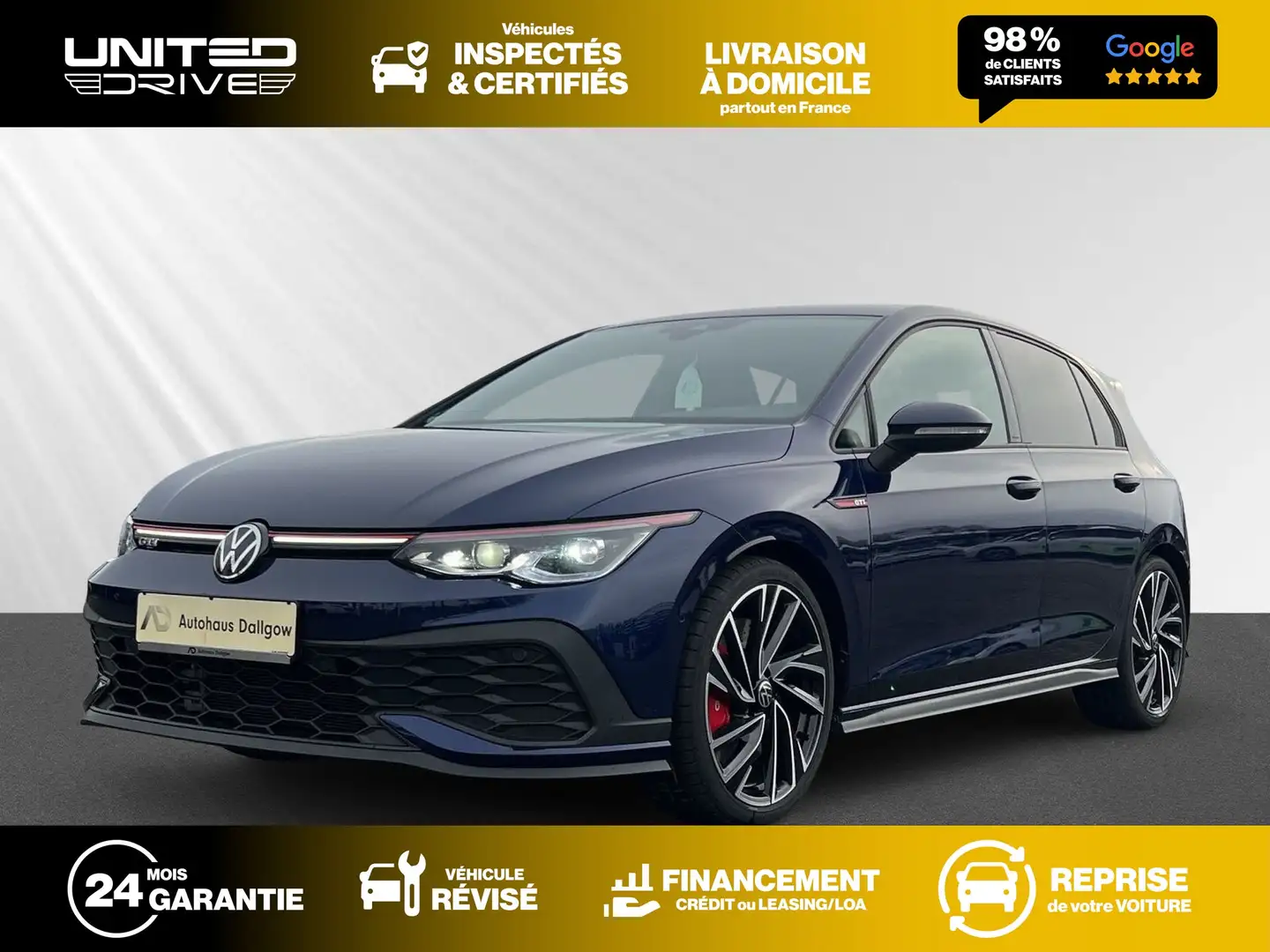 Volkswagen Golf GTI Clubsport 2.0 TSI DSG 300cv Bleu - 1
