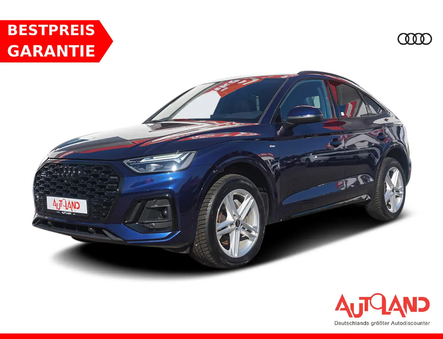 Audi Q5 Sportback 40 TDI S-Line quattro s-tronic LED Na Blau - 1