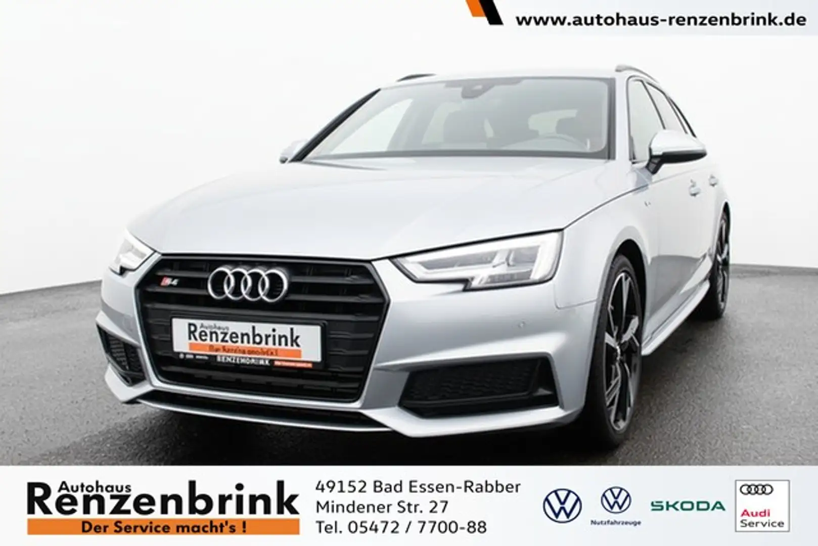Audi S4 Avant 3.0 TFSI quattro LED+NAVI+B&O+HUD Plateado - 1