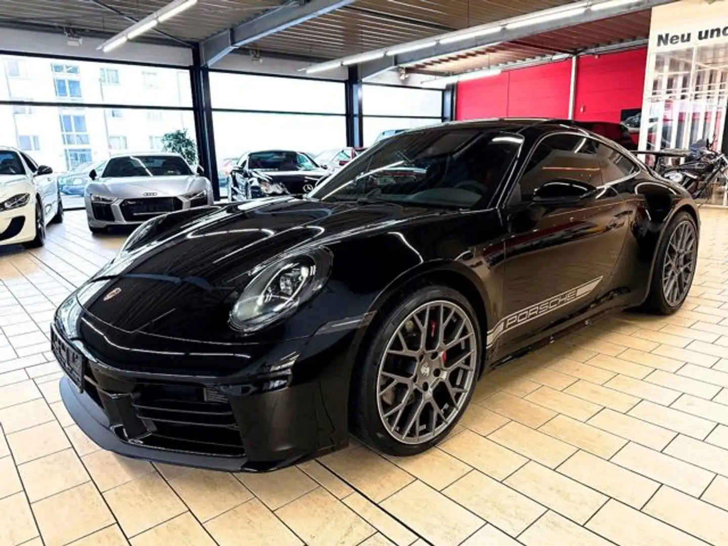 Porsche 992 C2 *FACELIFT+AERO-KIT+EGD+CHRONO+KAM+21'RS* Schwarz - 2