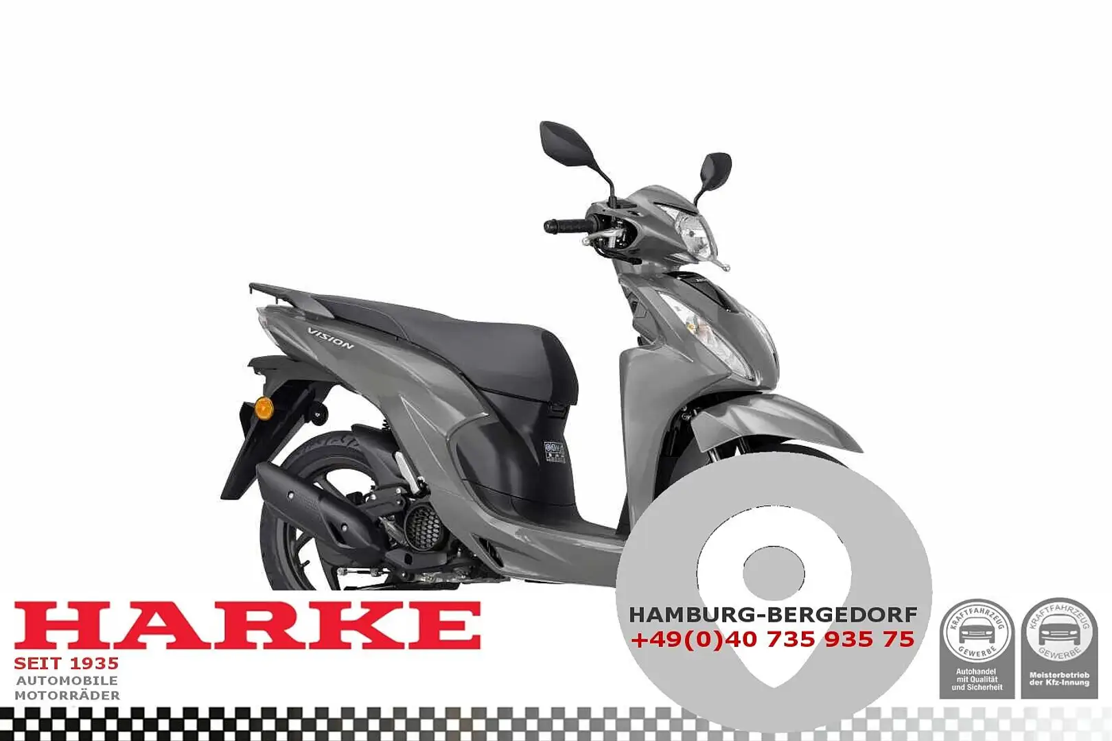 Honda Vision 110 2025 6 Jahre Garantie Grey - 1