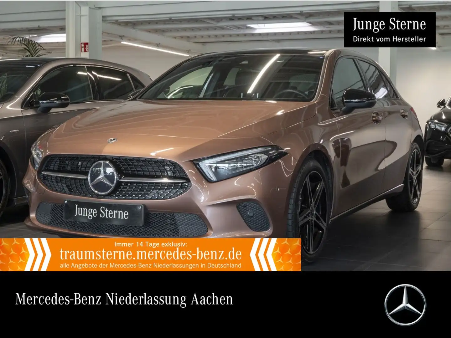 Mercedes-Benz A 180 PROGRESSIVE+NIGHT+PANO+MULTIBEAM+7G Bronze - 1
