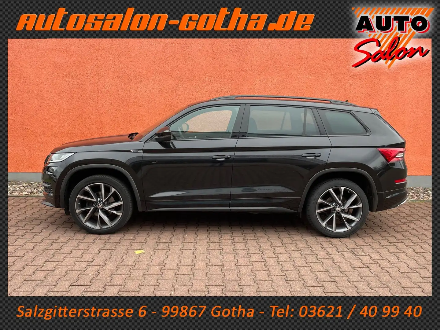 Skoda Kodiaq DSG Sportline LED+APPS AHK CAM 4xSHZ LANE Schwarz - 2