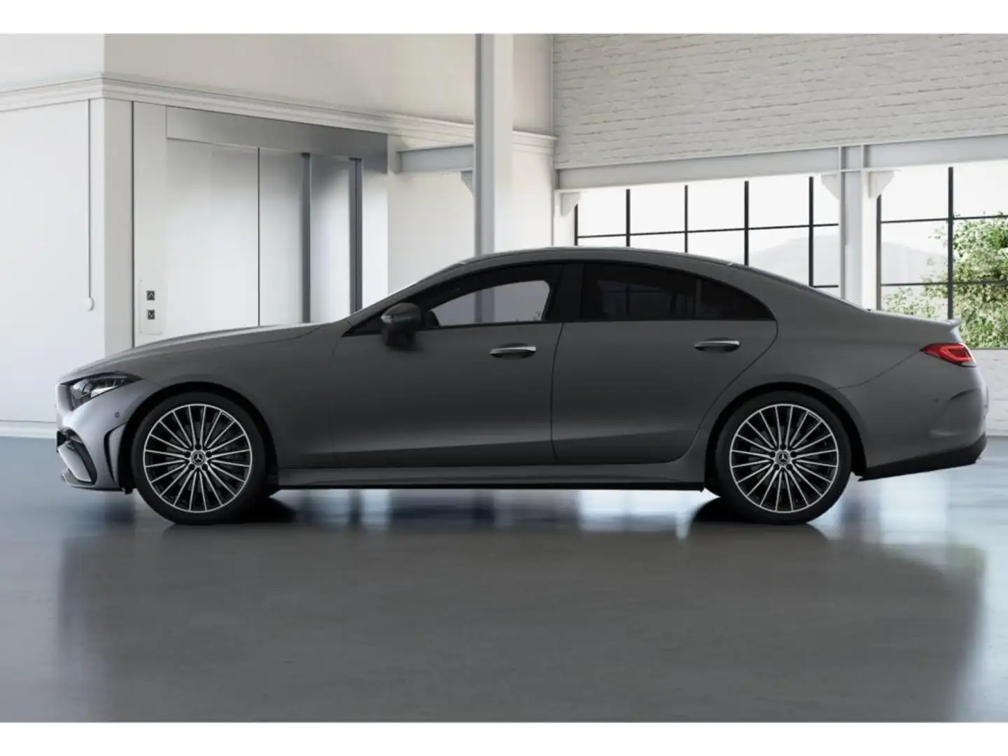 Mercedes-Benz CLS 400 d 4M Coupé+HUD+NIGHT+BURMESTER+KEYLESSGO Grau - 2
