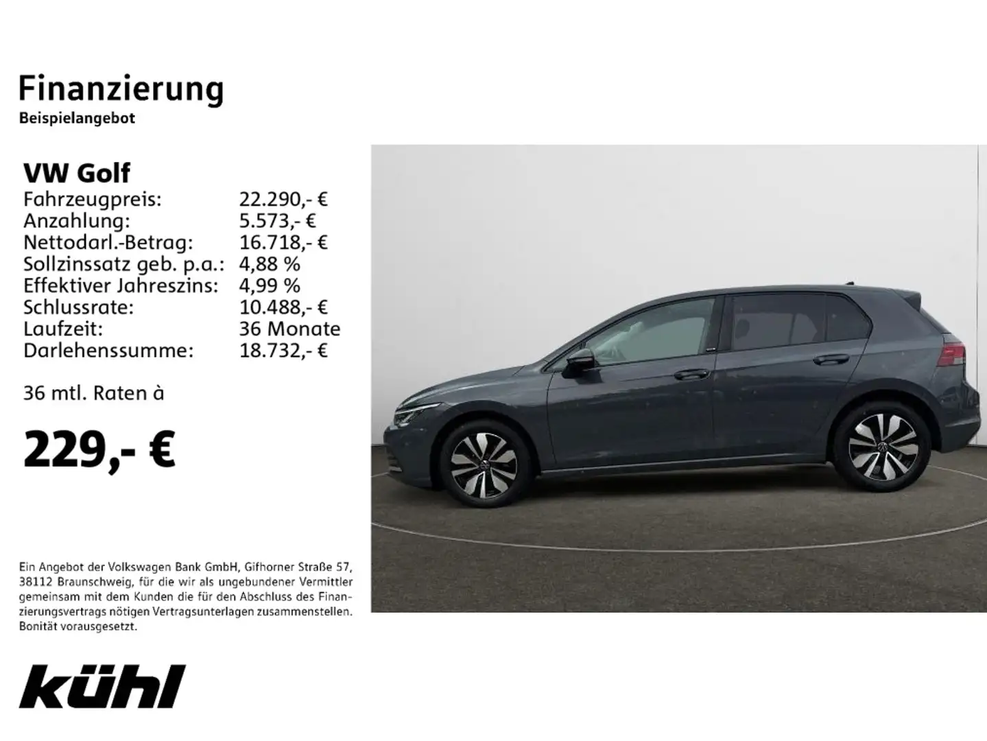 Volkswagen Golf VIII 1.5 TSI Move Grau - 2