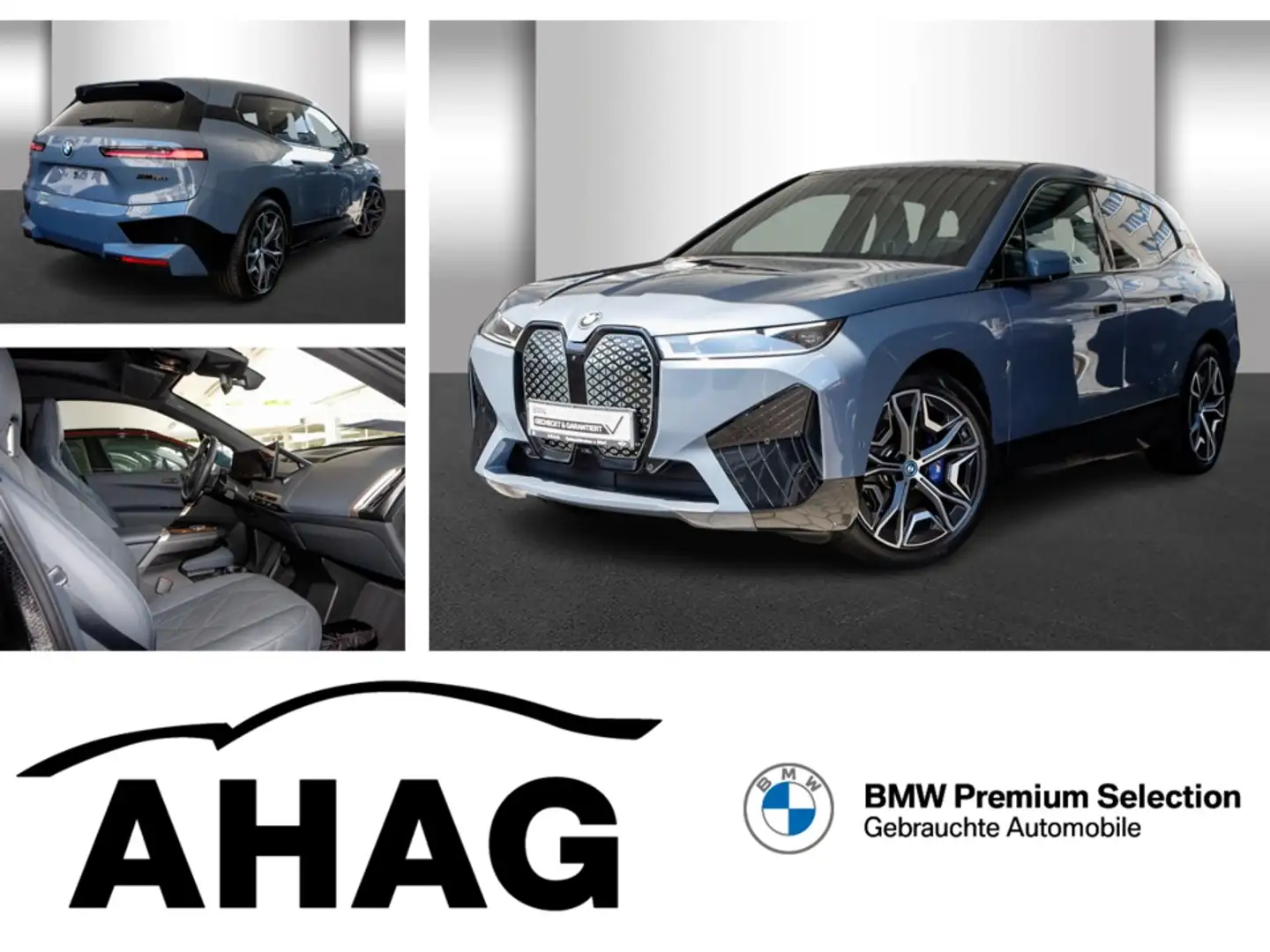 BMW M6 iX M60 Integal-Aktivlenk. Klimaaut. AHK Gris - 1