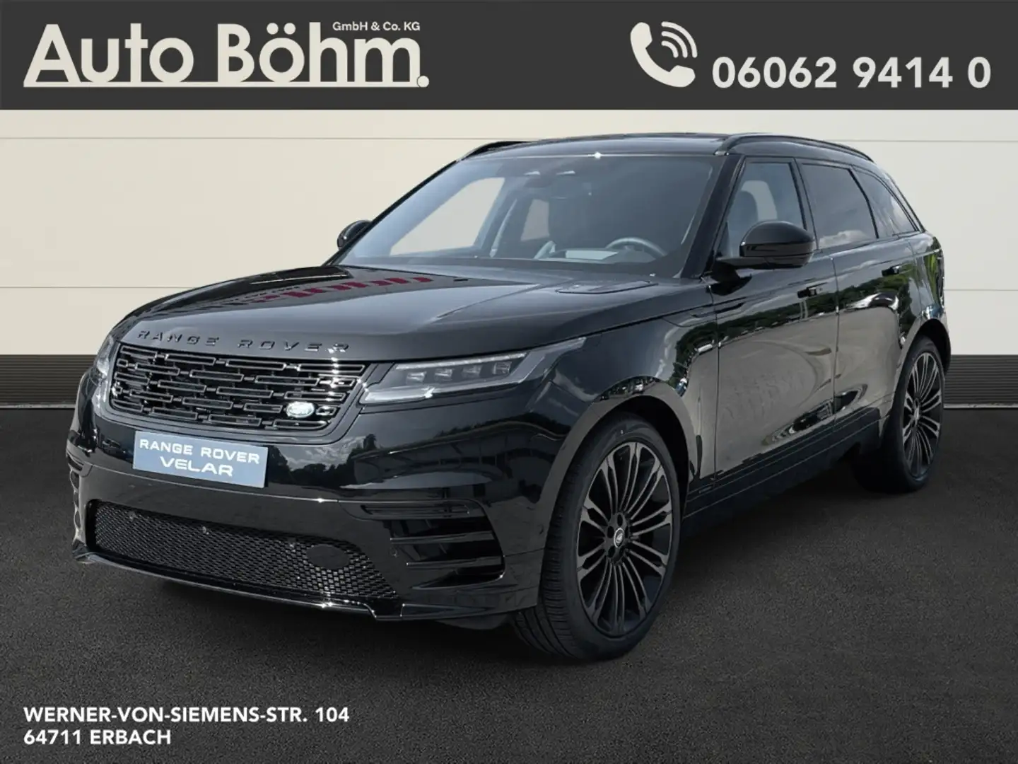 Land Rover Range Rover Velar D300 Autobiography+Pano+AHK+HUD Schwarz - 1
