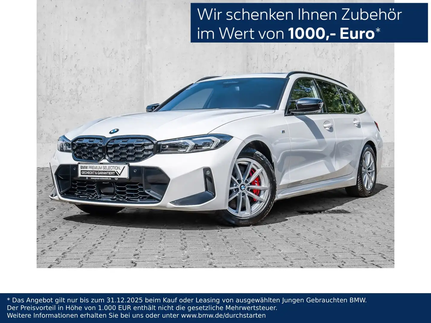 BMW 340 M340i xDrive MSport PRO AHK H/K Pano DA Prof. PA Blanc - 1