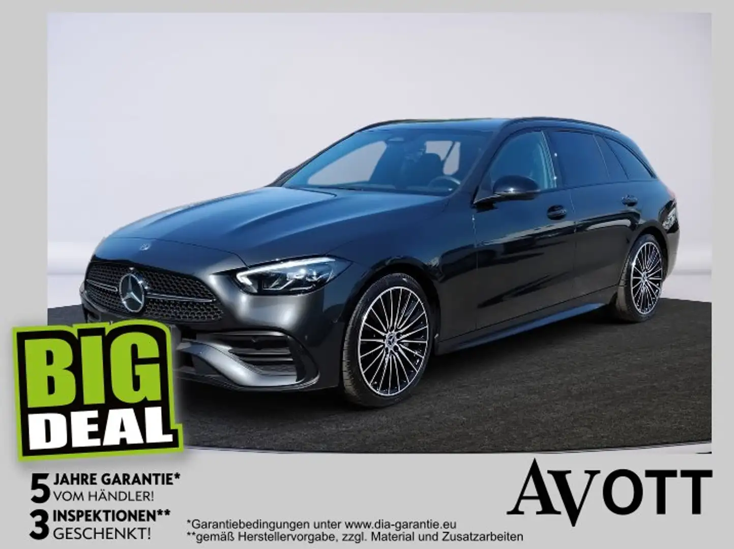 Mercedes-Benz C 180 T-Modell AMG-Line Night Winterp. Sportp. Grau - 1