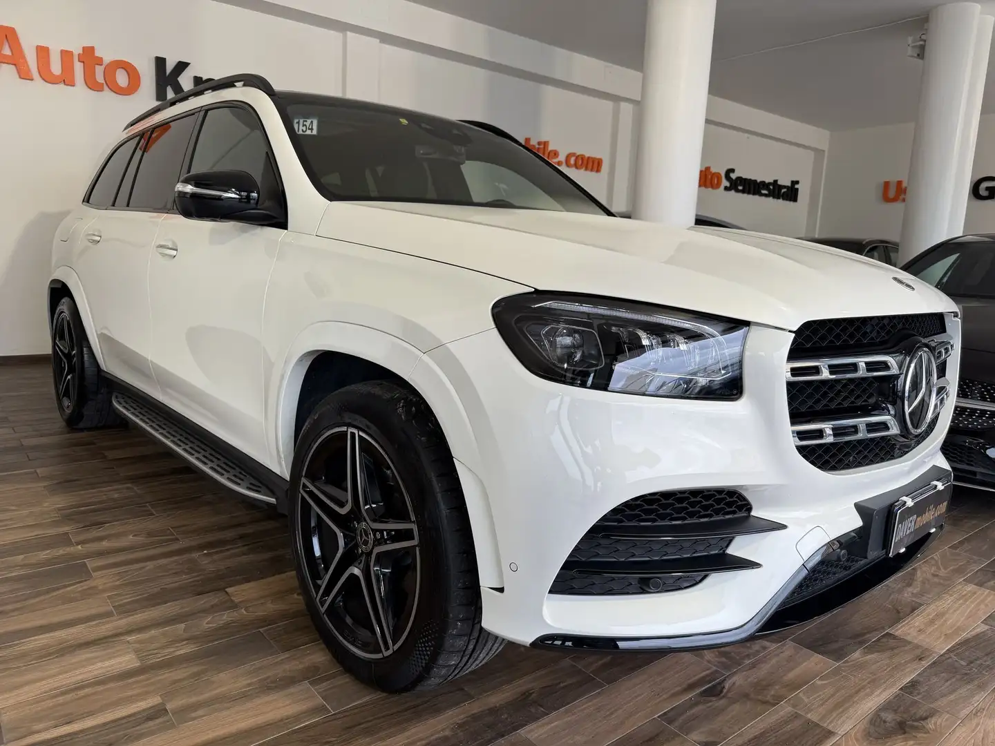 Mercedes-Benz GLS 400 GLS 400 d 4Matic Premium + 7p 153K List. Biały - 1