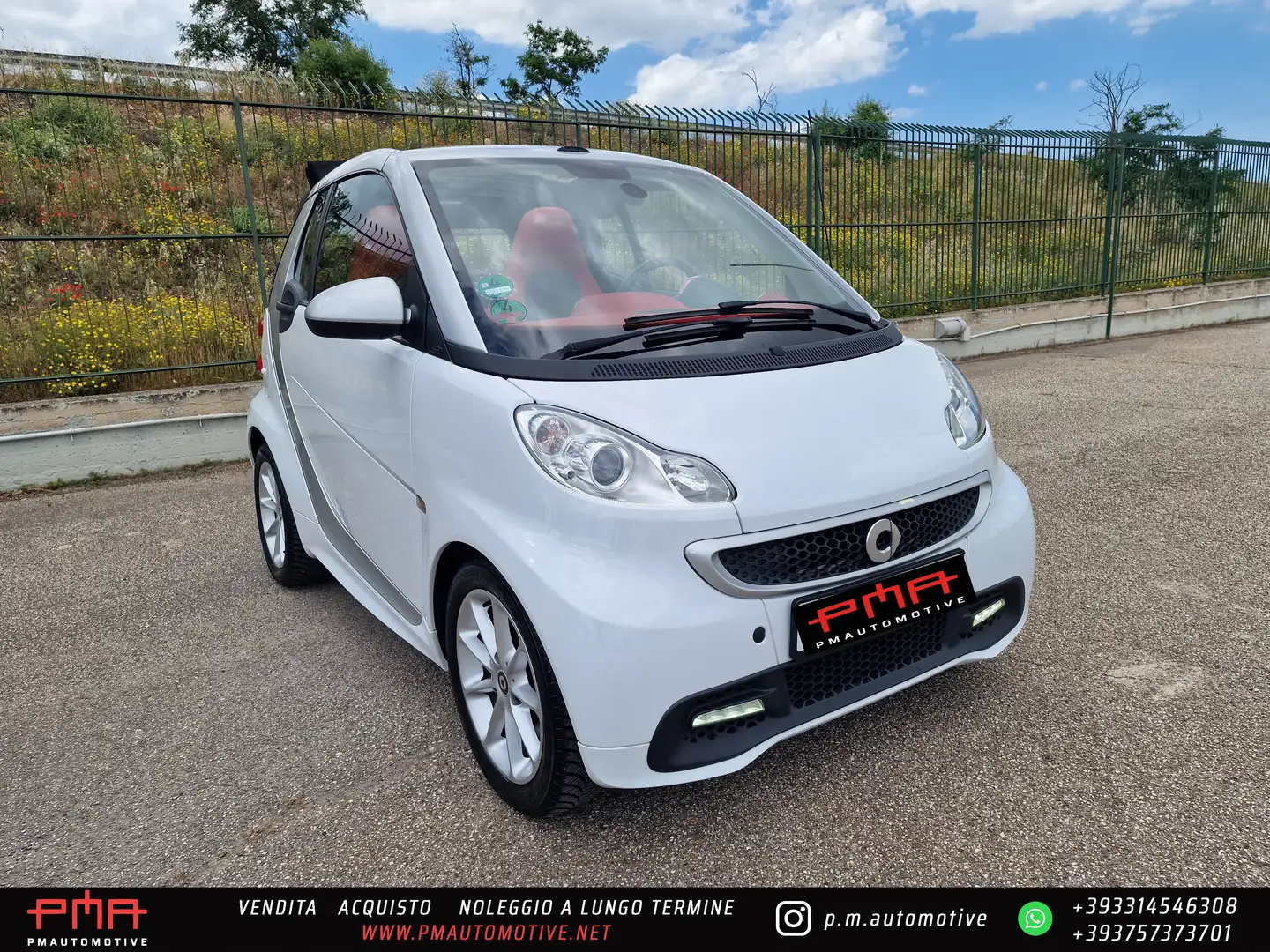 smart forTwo Cabrio 0.8 cdi Passion 54cv FL INTROVABILE Weiß - 2