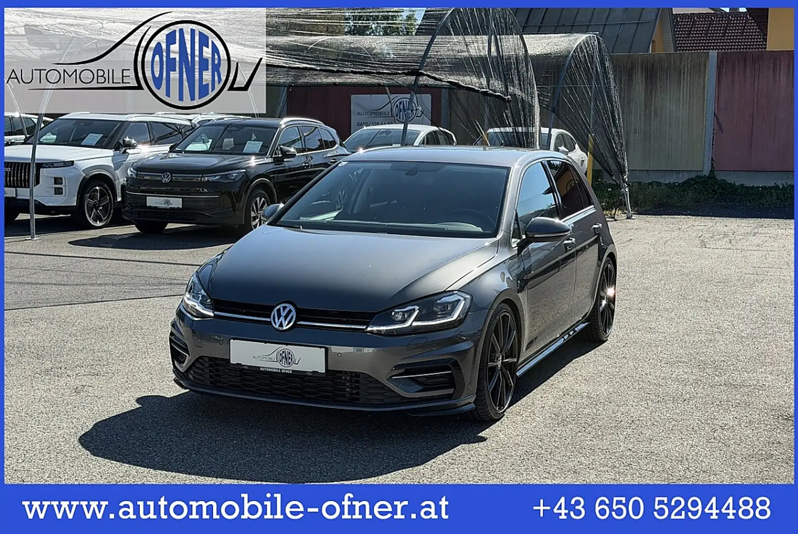 Volkswagen Golf R -Line 2,0 TDI 4Motion DSG 19" ACC LED PDC Kamer... Grau - 1