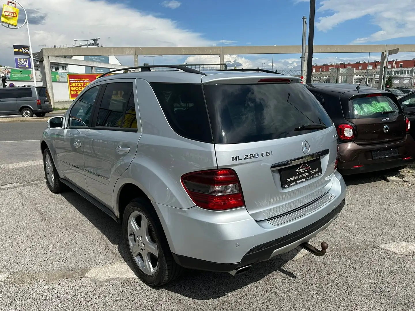 Mercedes-Benz ML 280 CDI 4MATIC Autom. 190PS Sportpaket Parkhilfe Navi Silber - 2