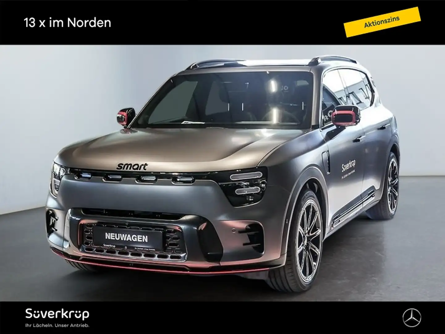 smart #5 BRABUS DISTR SPUR 360 PANO PDC SHZ Noir - 1