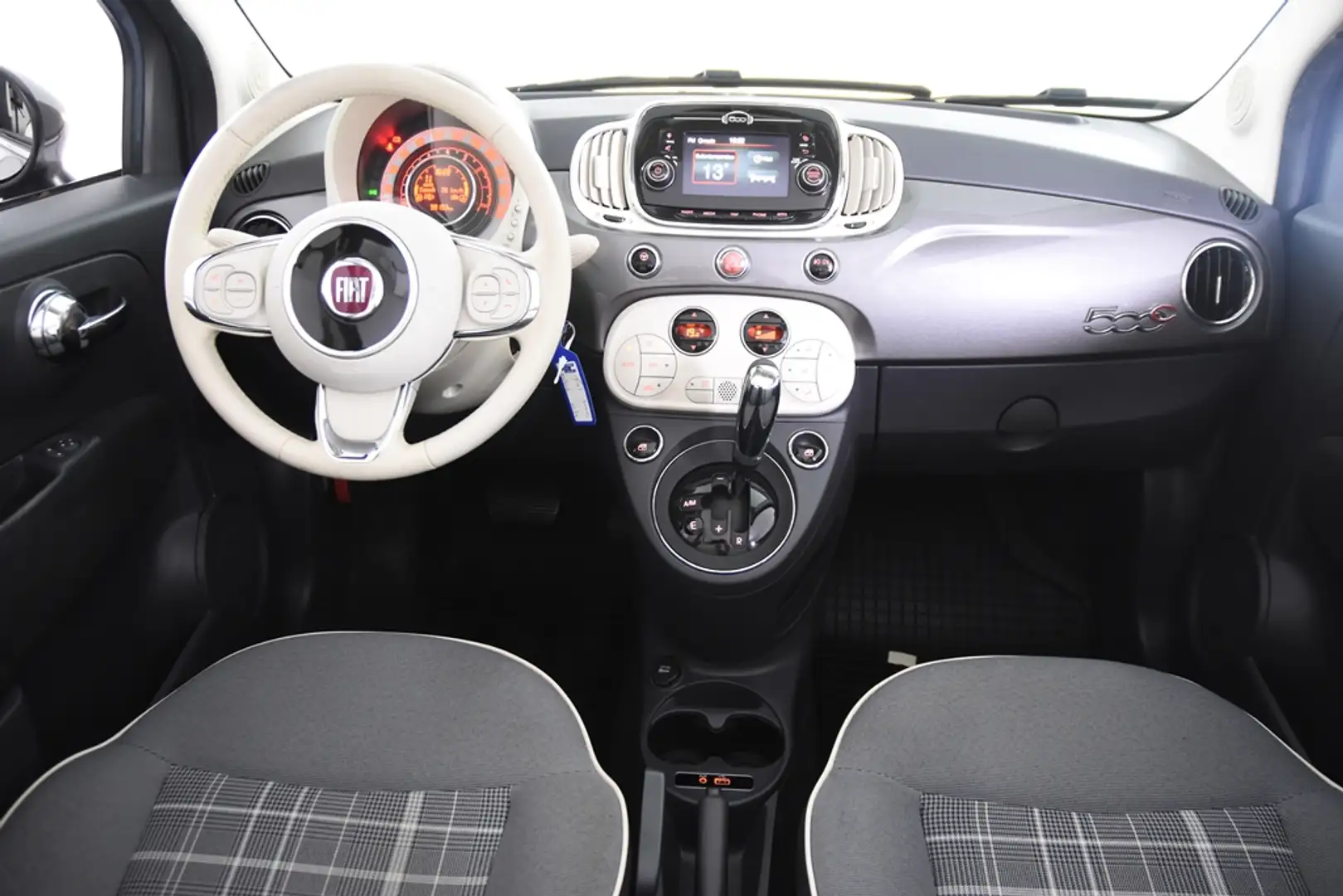 Fiat 500C 1.2 Lounge *Cabrio*Climate Control* Grijs - 2