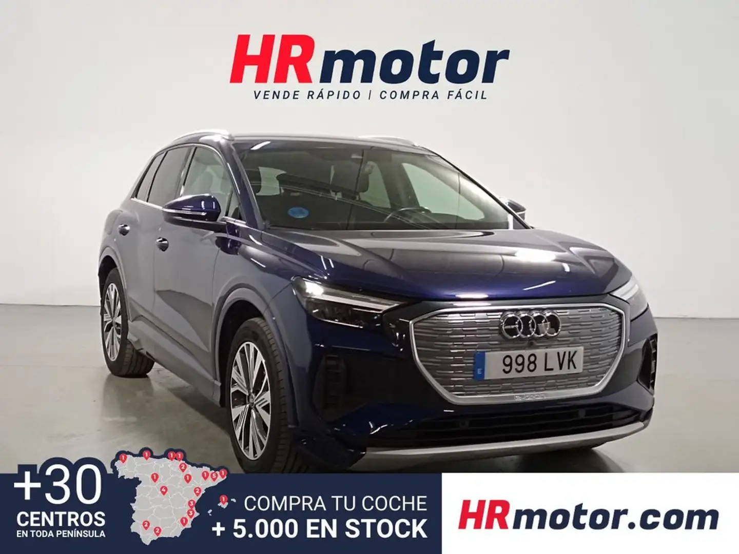 Audi Q4 e-tron 40 Advanced Bleu - 1