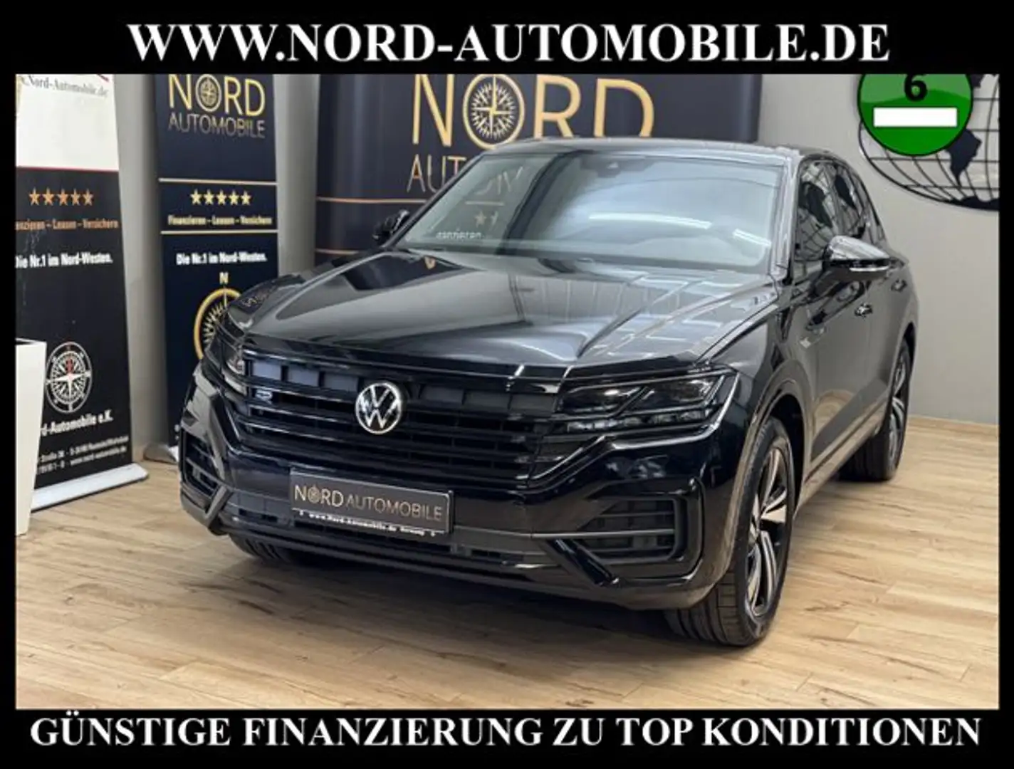 Volkswagen Touareg 3.0 TDI R-Line Black Style Matrix/Luft/ R-Line Bla Zwart - 1
