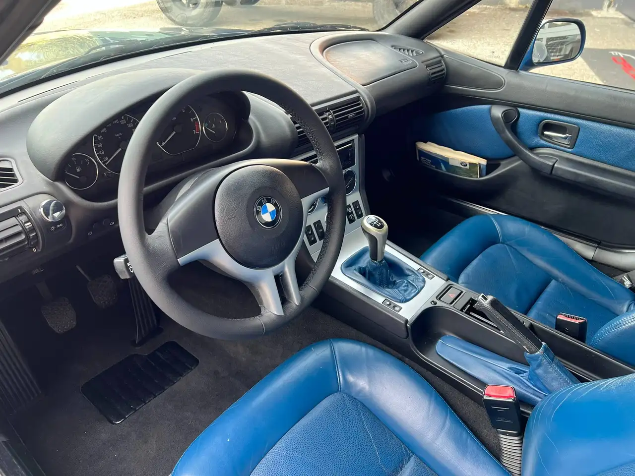 BMW Z3 ** TOPAS BLUE - PELLE OREGON BLUE - STYLE 32 **, foto 8