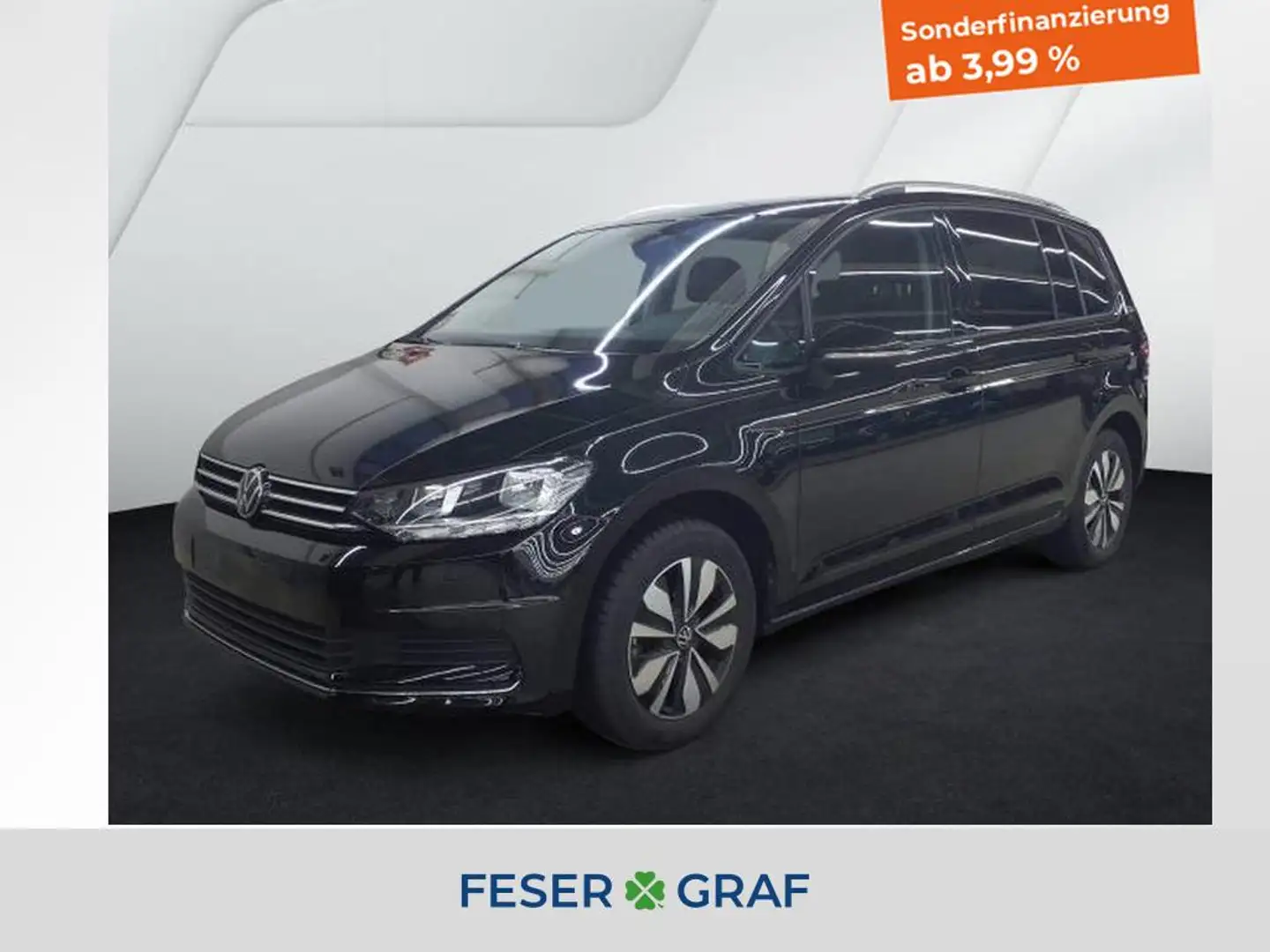 Volkswagen Touran 1.5 TSI 7-SITZE KAMERA NAVI ACC APP Schwarz - 1