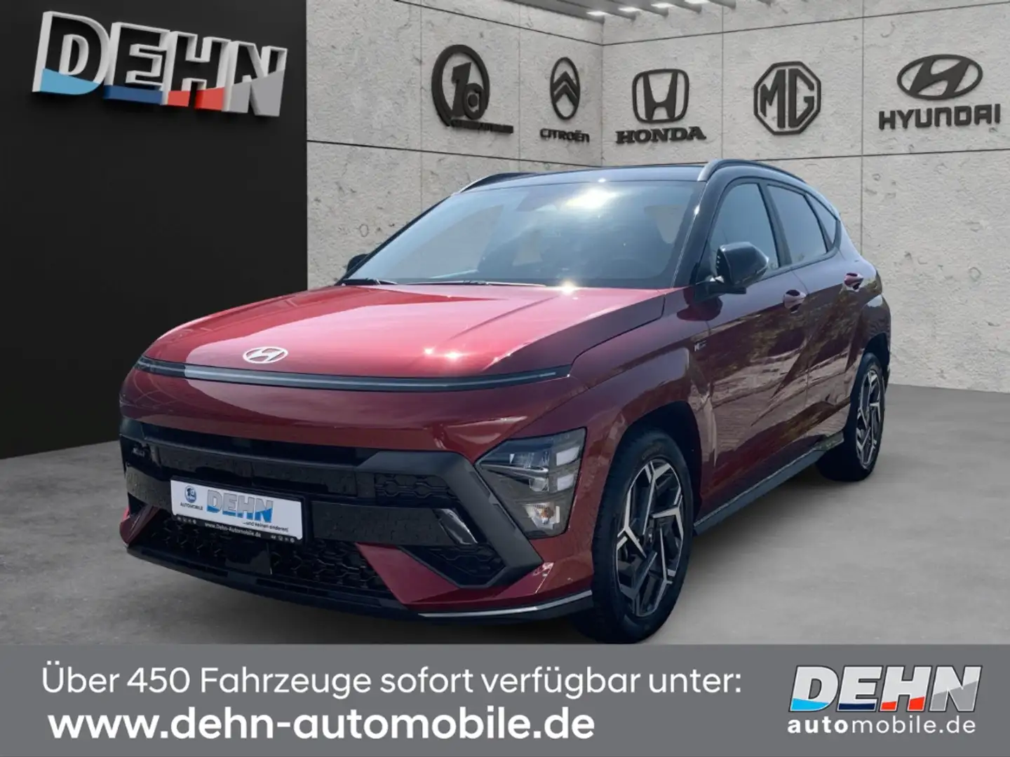 Hyundai KONA 1.6 T-GDi 7-DCT N Line 2WD ACC SHZ Kamera Rood - 2