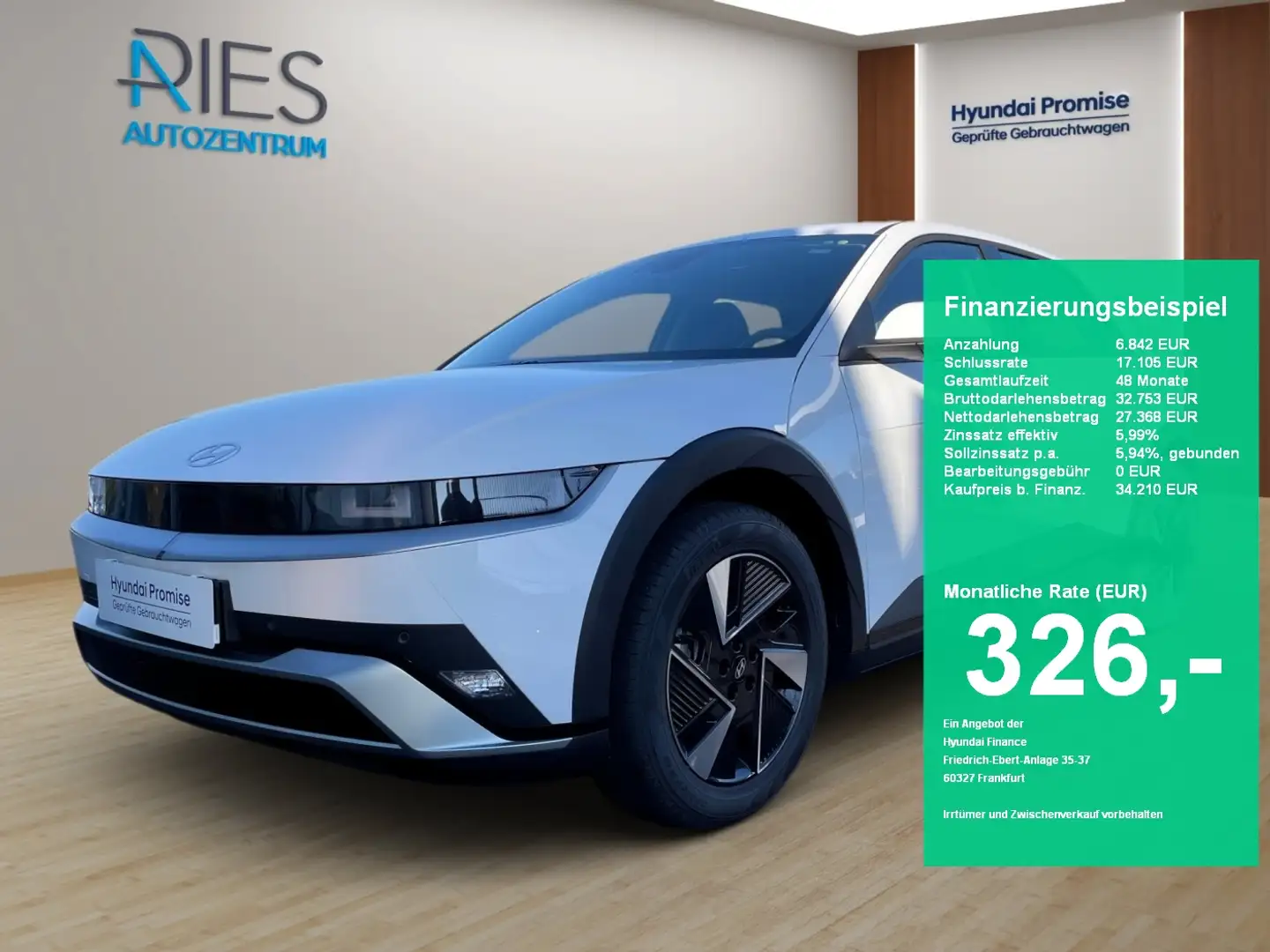 Hyundai IONIQ 5 Basis Elektro KlimaA*LED*Navi*SHZ*ACC*LM Bílá - 1