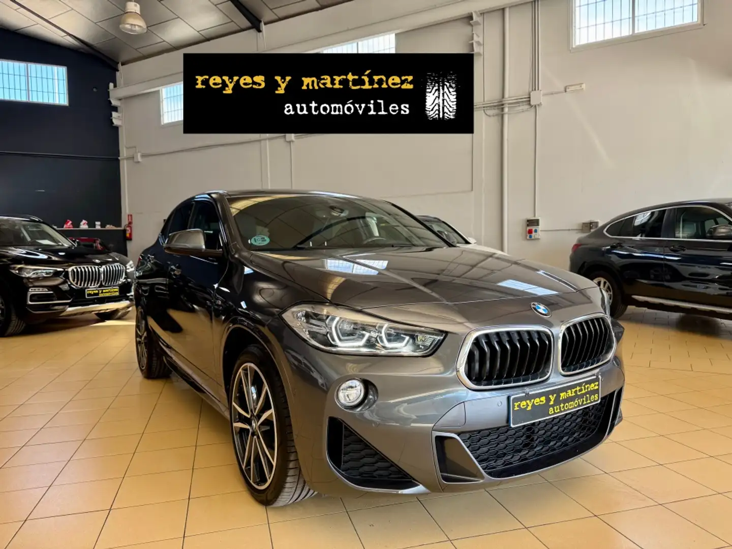 BMW X2 sDrive 18dA M Sport Gris - 2