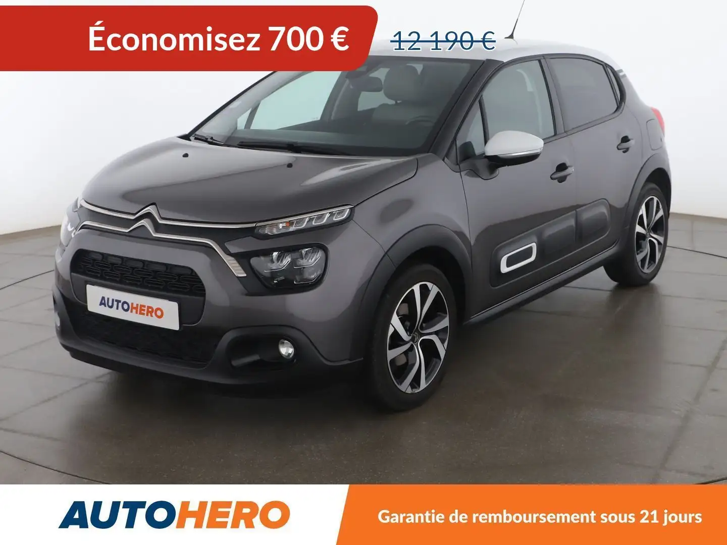 Citroen C3 1.2 PureTech Shine Pack Gris - 1