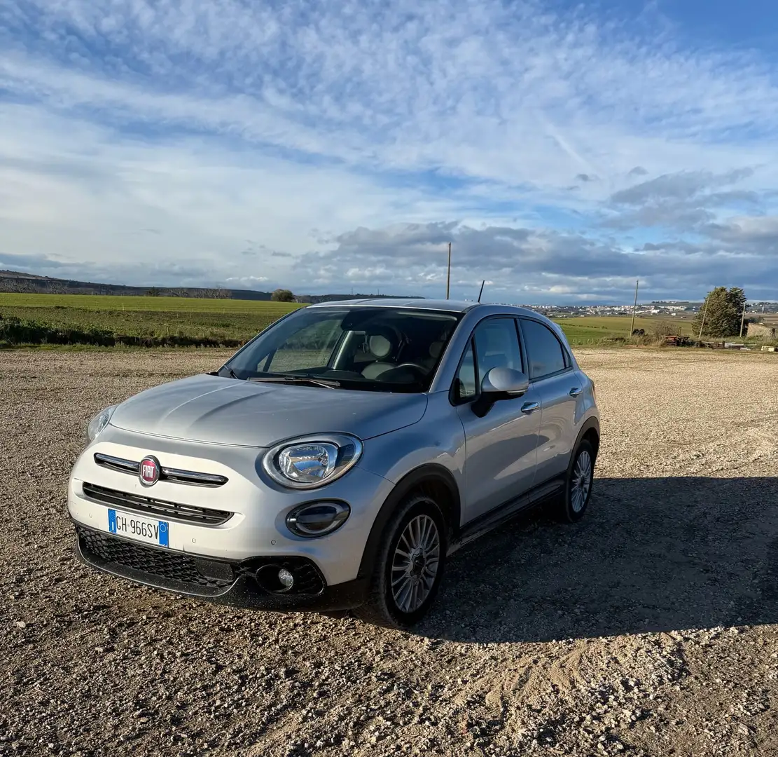 Fiat 500X 1.3 mjt Lounge 4x2 95cv my20 Argent - 1