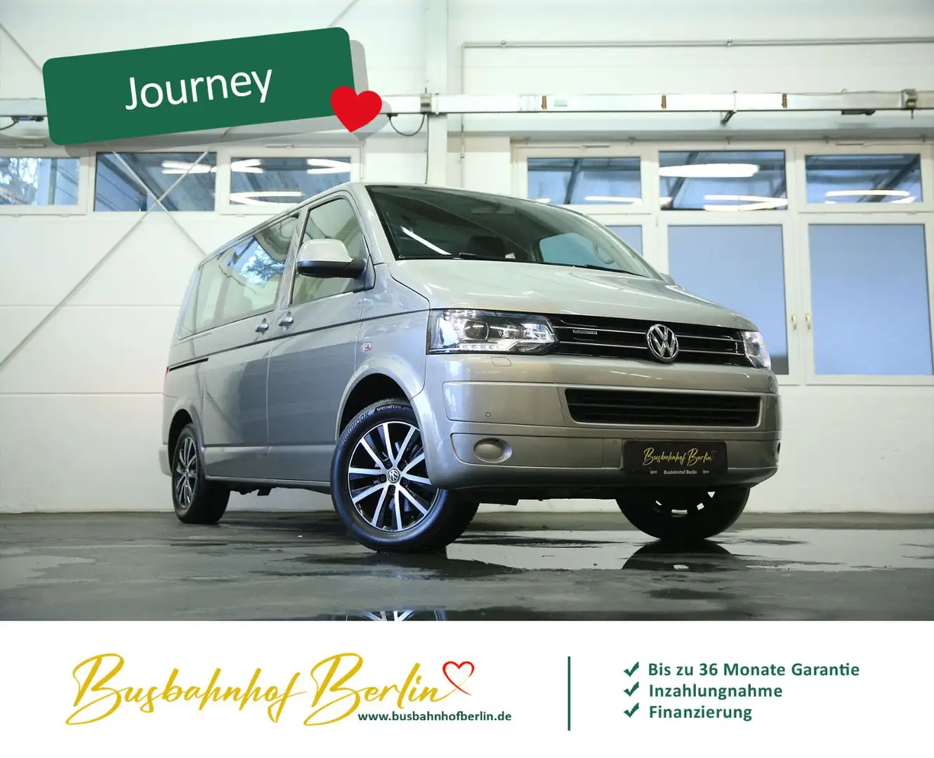 Volkswagen T5 Multivan Xenon Klimaautomatik PDC AHK 1.Hand Beige - 2