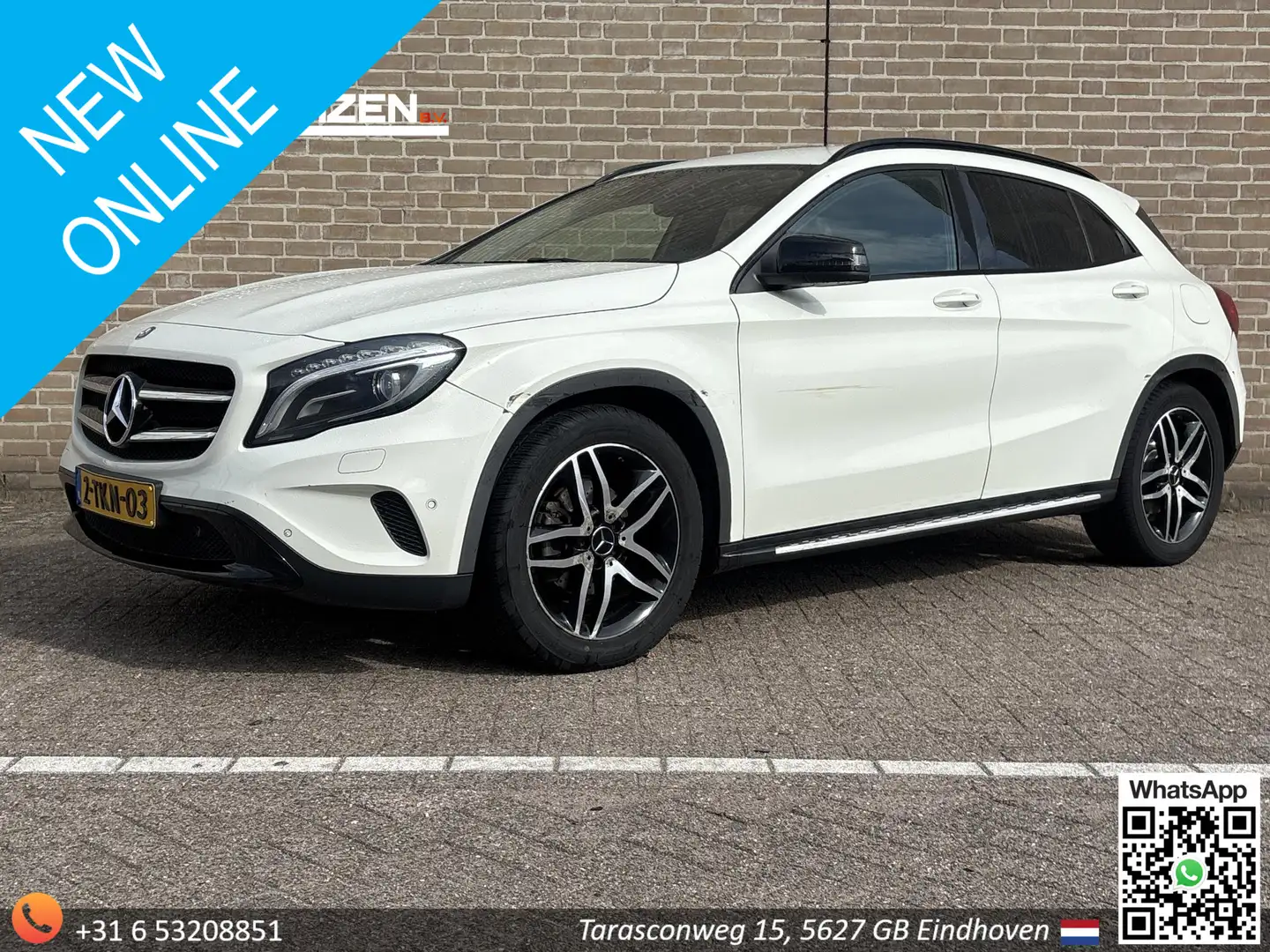 Mercedes-Benz GLA 200 CDI Ambition € 9.999 NETTO | NAVI | CLIMA | Wit - 1