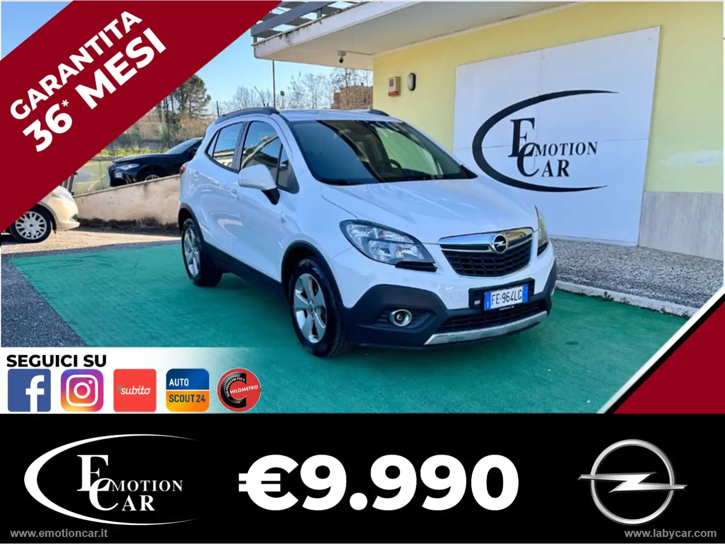 Opel Mokka 1.4 GPL Tech Cosmo MOTORE NUOVO - 2016 Blanco - 1