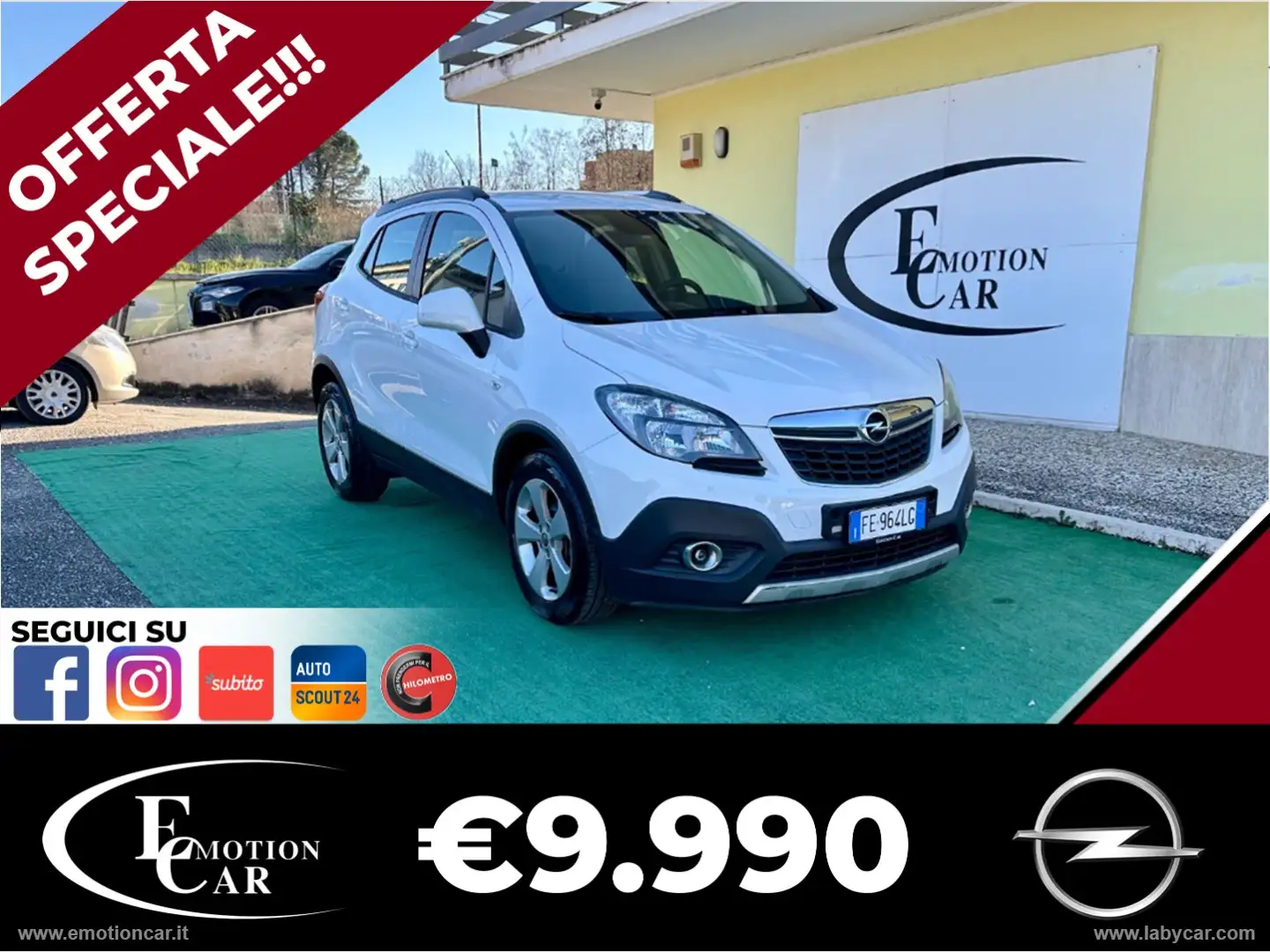 Opel Mokka 1.4 GPL Tech Cosmo MOTORE NUOVO - 2016 Bianco - 1