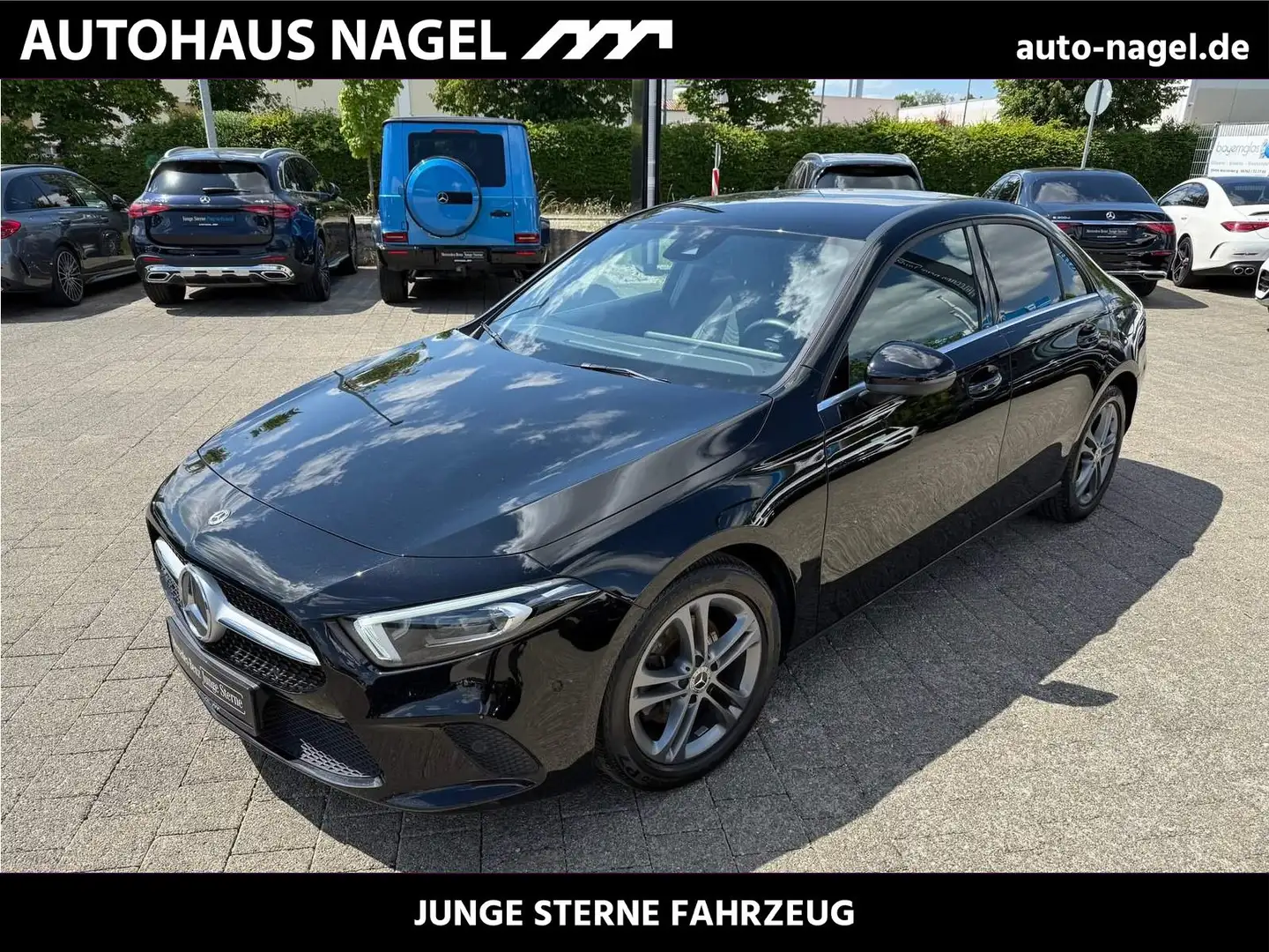 Mercedes-Benz A 200 d Limo*MBeam*DISTR*360*Tot-W*DAB*Ambiente* Zwart - 1