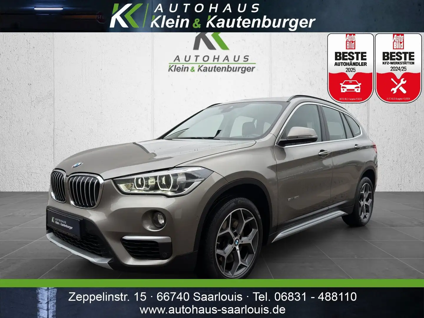BMW X1 sDrive20i xLine +NAVI+LED+PARK-ASSIS+SITZHZG. Silber - 1
