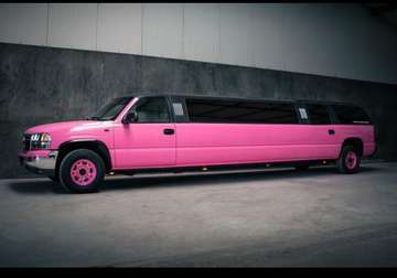 GMC limousine I roze limo I GMC model