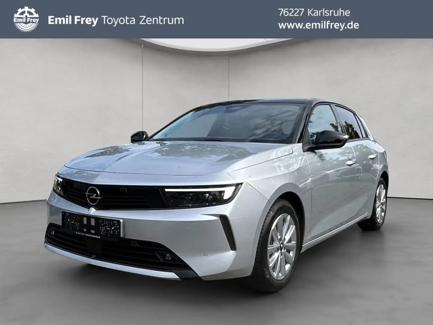 Opel Astra 1.2 T, AT,Elegance, AHK, AGR, LED, Allwetter Silber - 1
