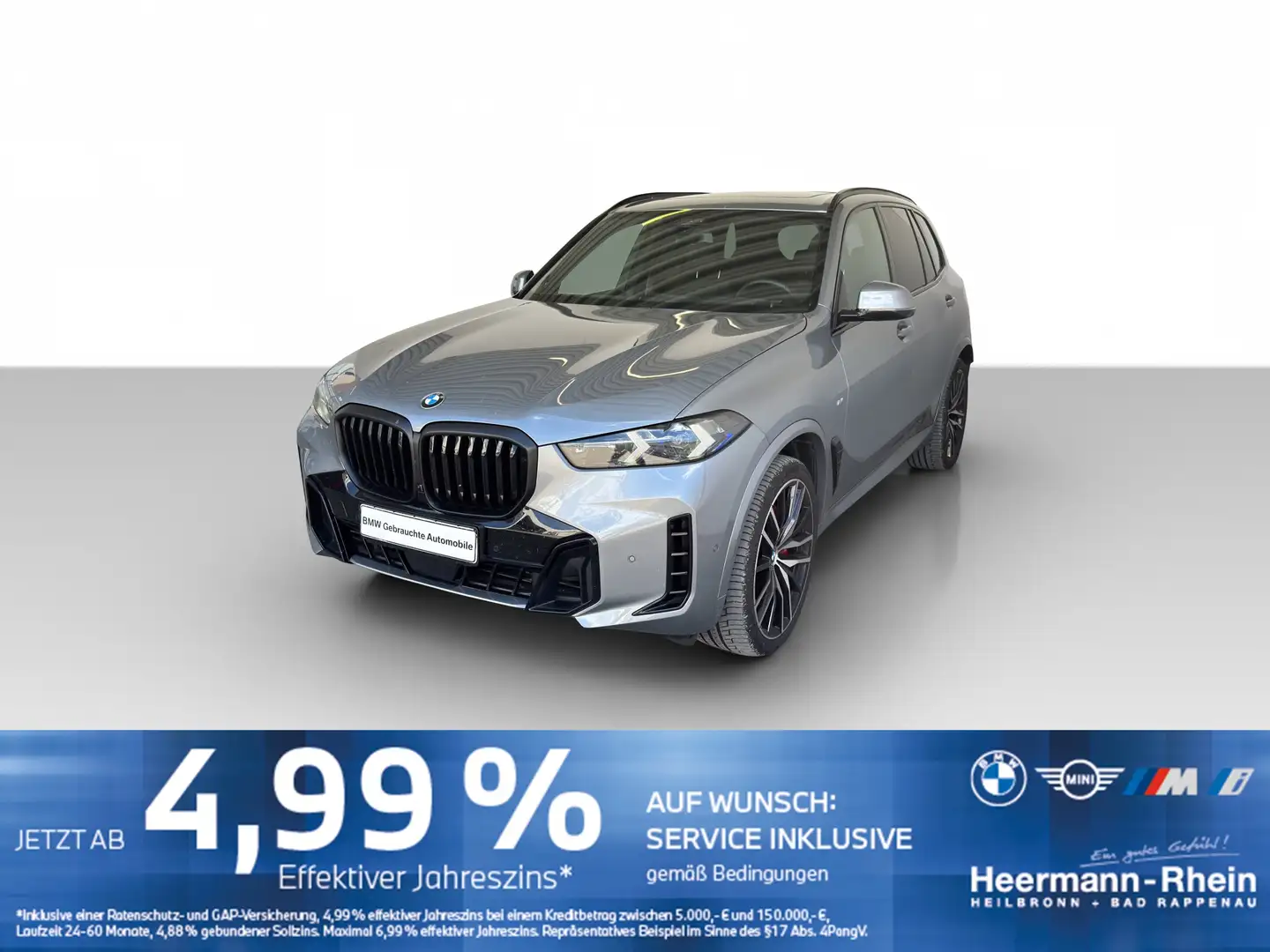 BMW X5 xDrive30dA M Sport Pro Vollausstattung ! Šedá - 2