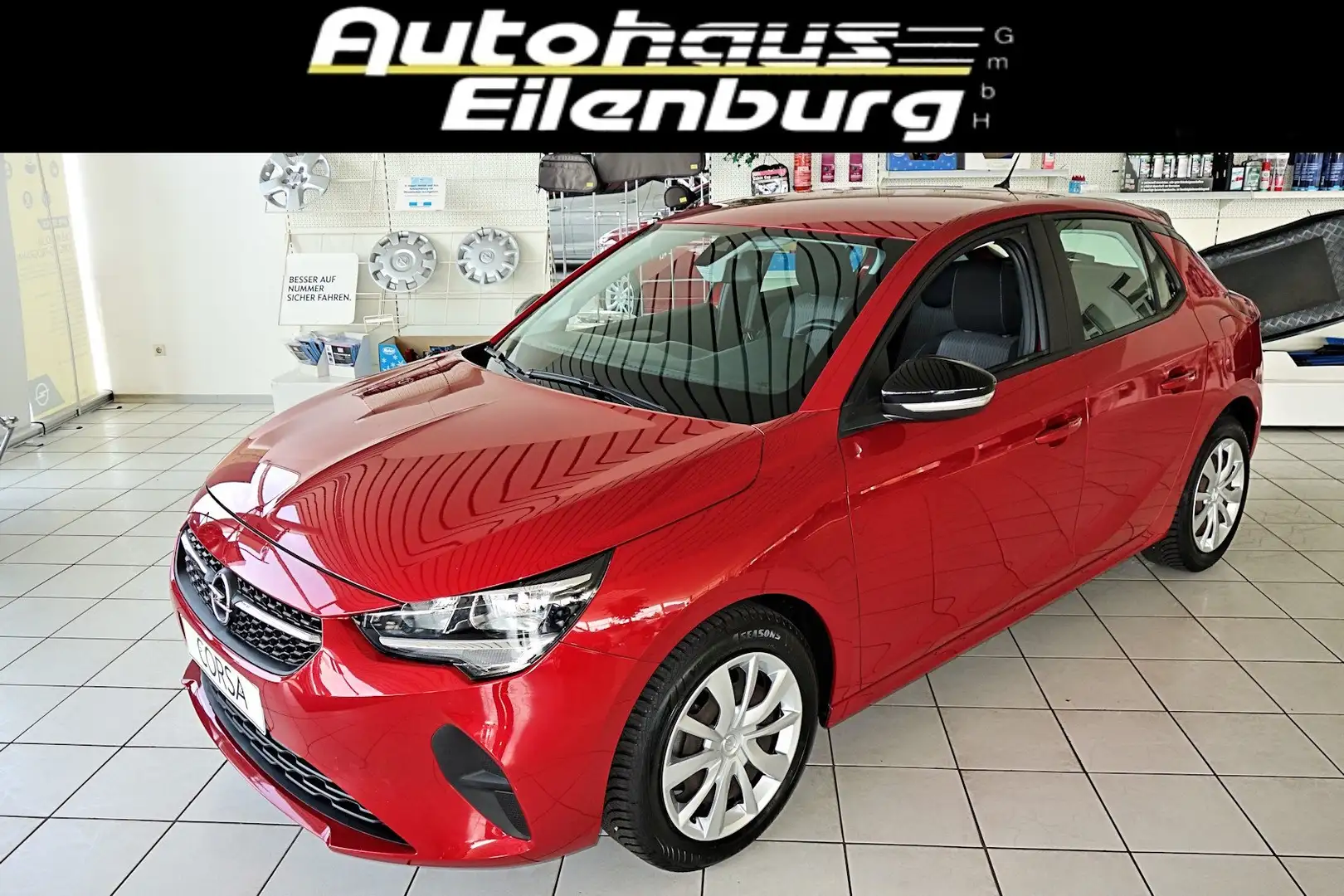 Opel Corsa 1.2 100PS 6G Edit. Sitzheizung,Parkpilot,Allwetter Rot - 1