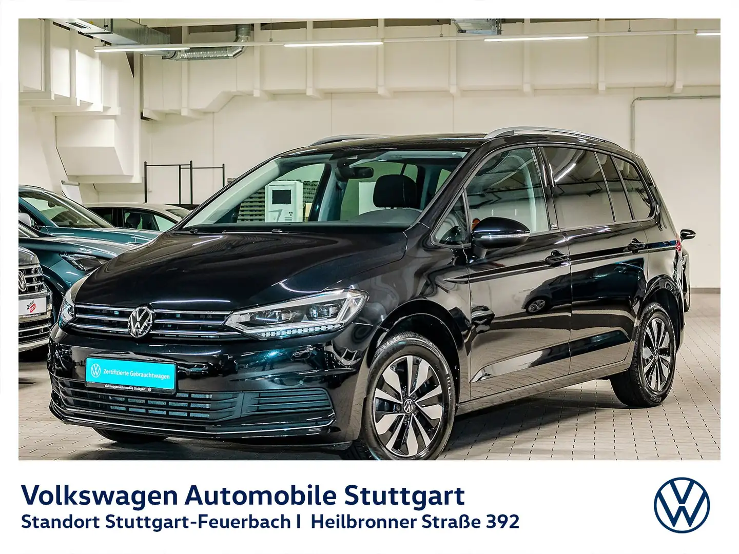 Volkswagen Touran Comfortline 2.0 TDI DSG Navi AHK Tempomat Schwarz - 2