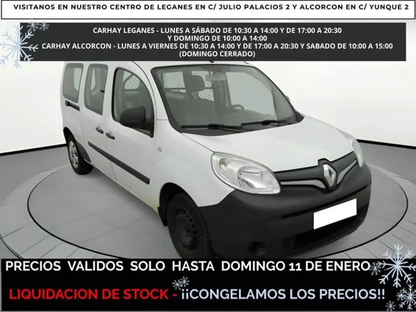 Renault Kangoo Express Maxi 1.5 Blue 95CV Grand confort Blanc - 1