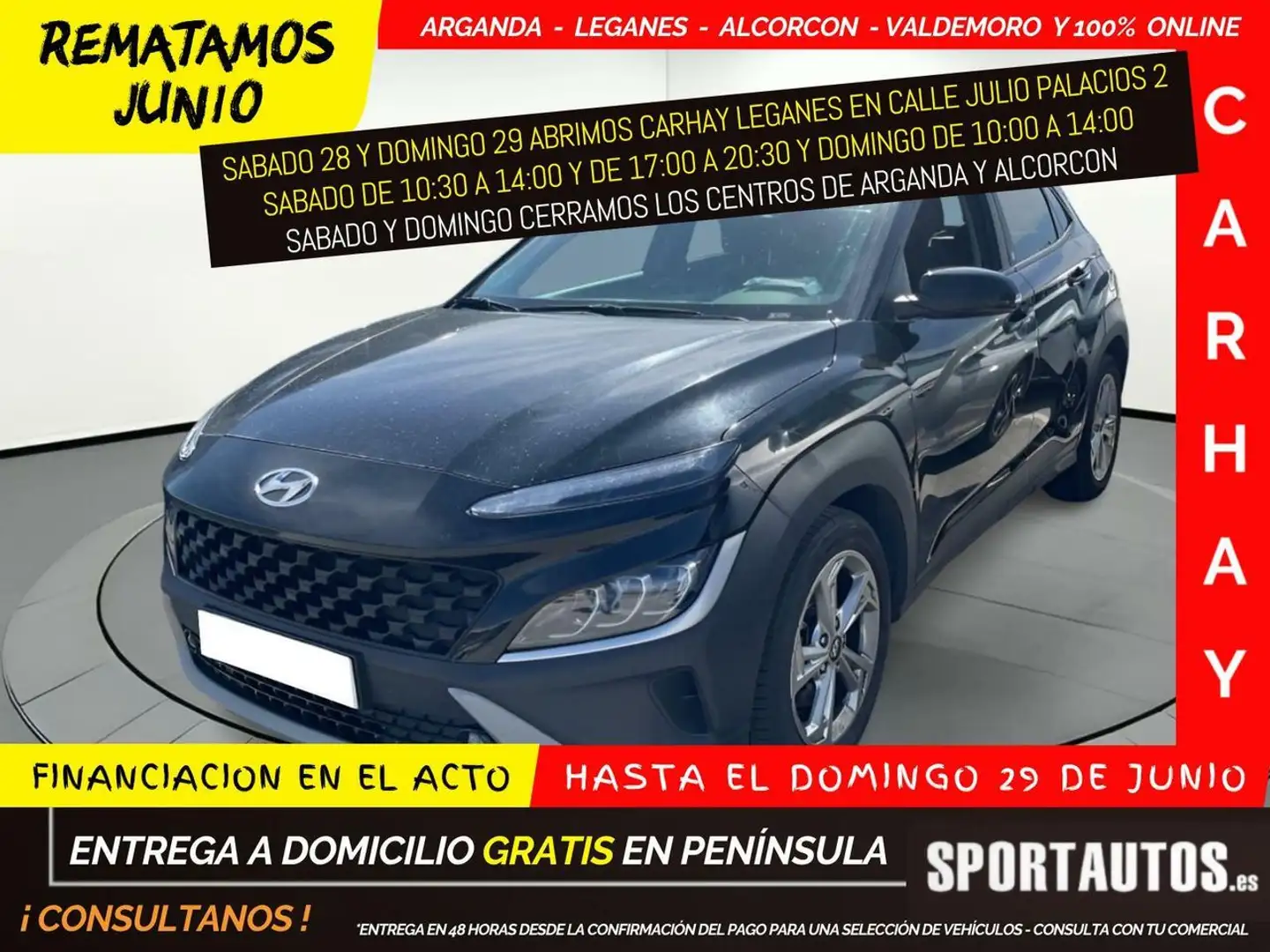 Hyundai KONA 1.0T-GDI EDITON 30 120CV Noir - 1