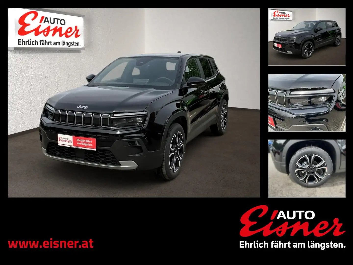 Jeep Avenger 1.2 T-GDI Summit ACC DynLicht Kam. LED Schwarz - 1