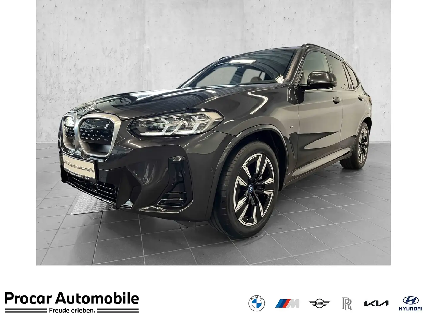 BMW iX3 M Sport PANO ACC RFK NAVI Standh. Grigio - 1